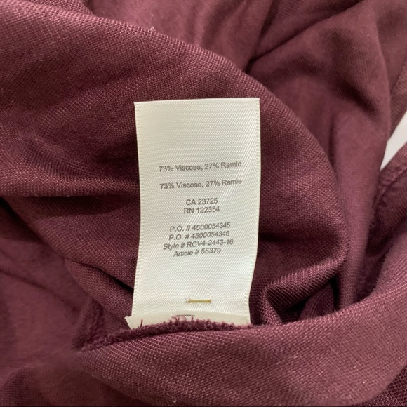 LIKE NEW WILFRED BERTILLION LINEN BLEND BLOUSE - Picture 6 of 8